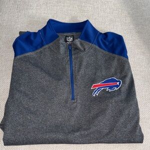 NFL BUFFALO BILLS HALF ZIP LONG SLEEVE